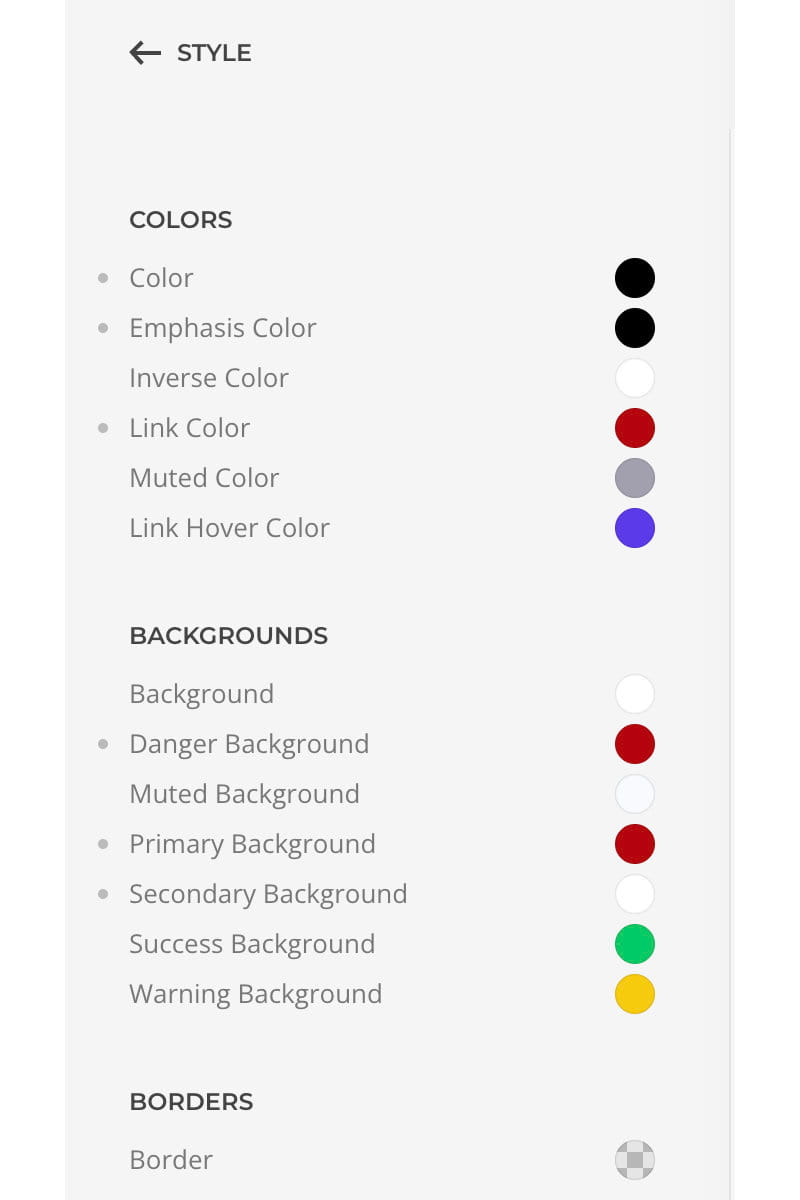Modifications en zone frontale